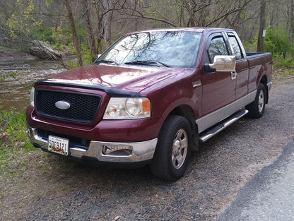 RedRock Mirror Covers; Chrome (04-08 F-150)