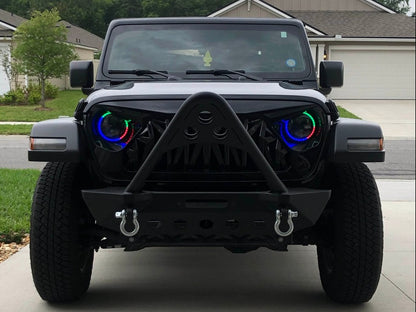 RedRock Stubby Winch Front Bumper with Stinger Bar (18-25 Jeep Wrangler JL)