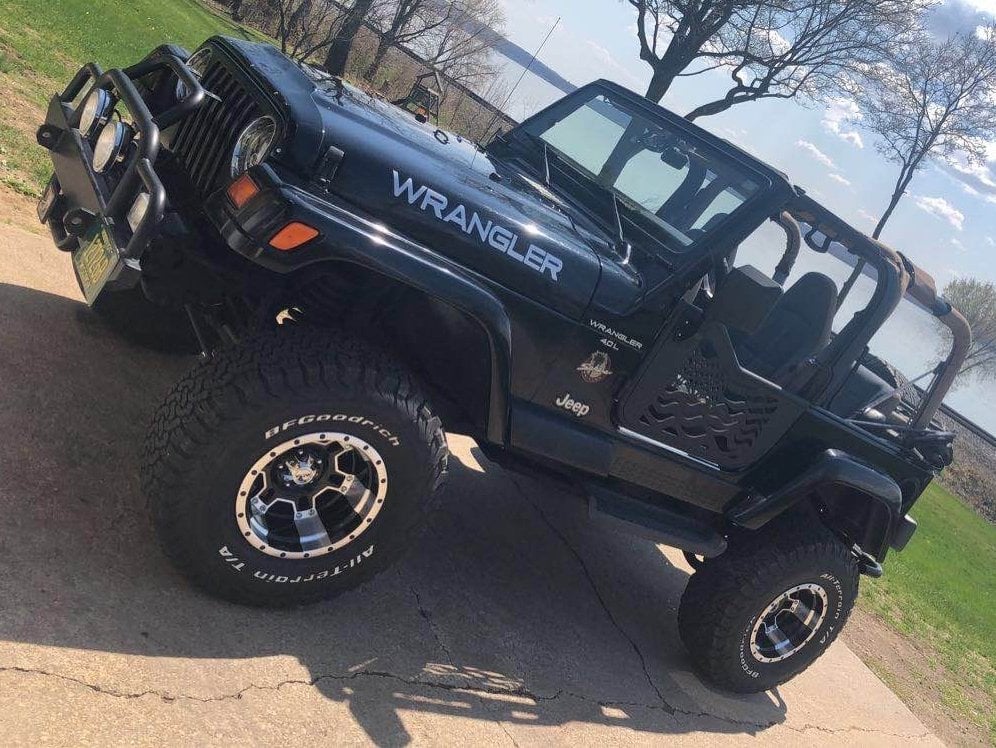 RedRock Old Glory Doors with Mirrors (97-06 Jeep Wrangler TJ)