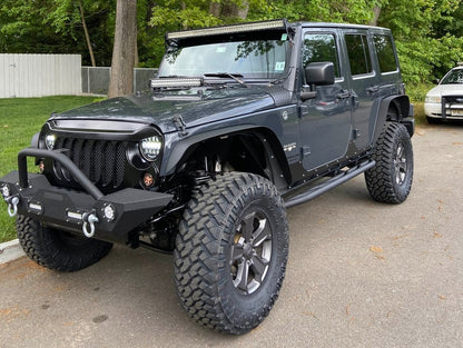 RedRock Rocker Guards (07-18 Jeep Wrangler JK 4-Door)