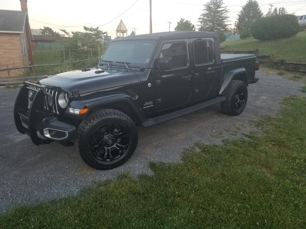 RedRock Grille Guard; Gloss Black (20-25 Jeep Gladiator JT)