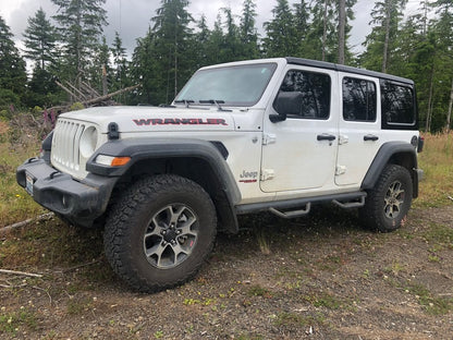 RedRock Custom Molded Mud Guards; Front and Rear (18-25 Jeep Wrangler JL, Excluding Rubicon)