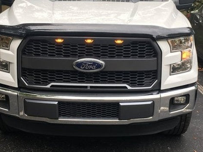 RedRock Baja Lower Grille Insert; Charcoal (15-17 F-150, Excluding Raptor)