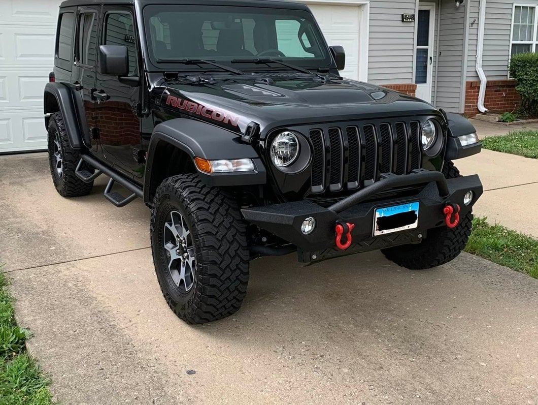 RedRock Solid Steel Drop Side Step Bars (18-25 Jeep Wrangler JL 4-Door)