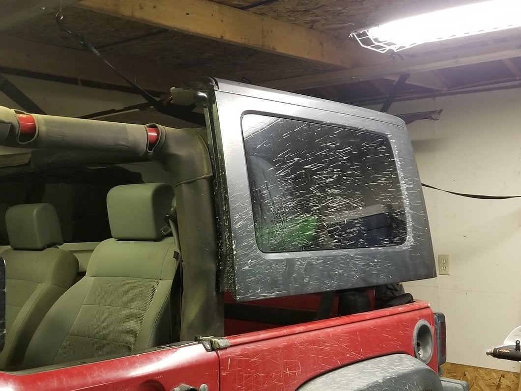 RedRock Manual Hard Top Hoist (07-18 Jeep Wrangler JK 2-Door)