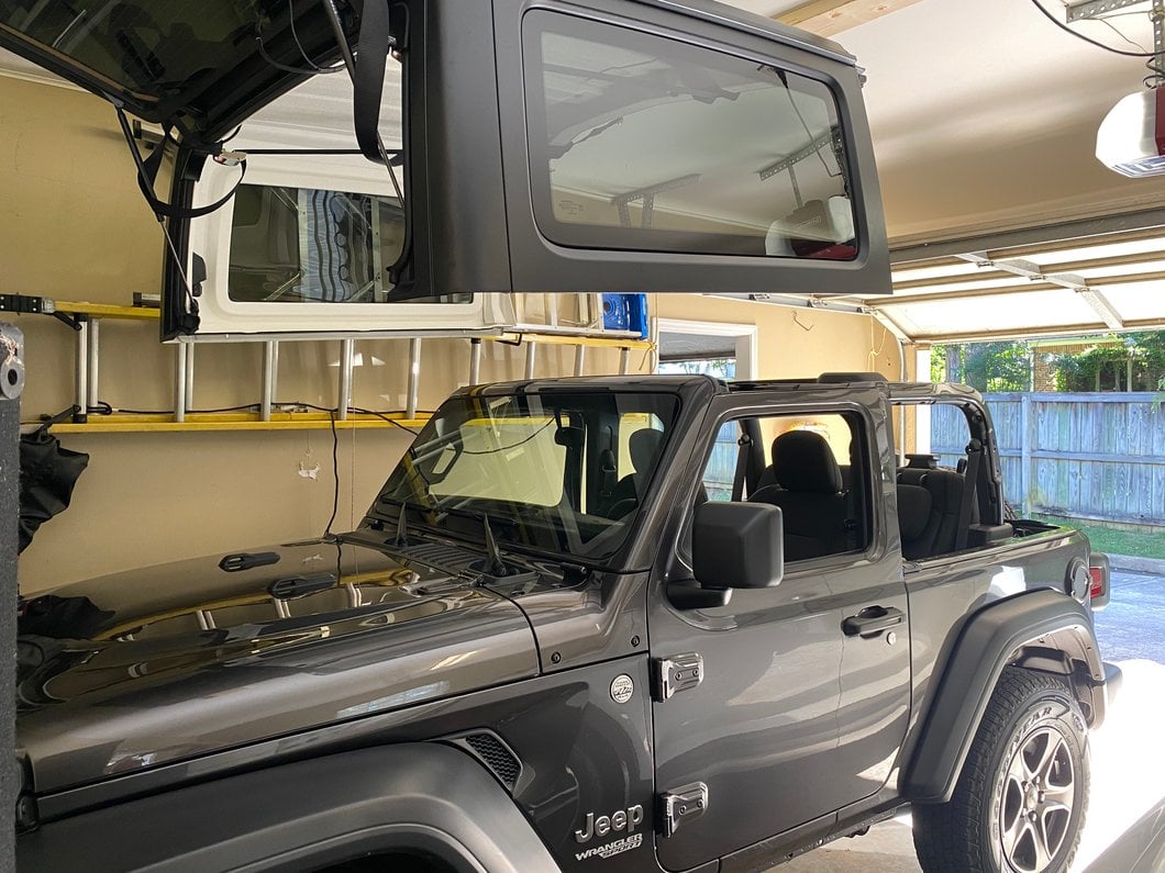 RedRock Manual Hard Top Hoist (18-25 Jeep Wrangler JL 2-Door)