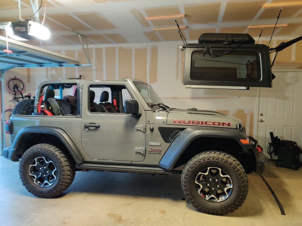 RedRock Manual Hard Top Hoist (18-25 Jeep Wrangler JL 2-Door)