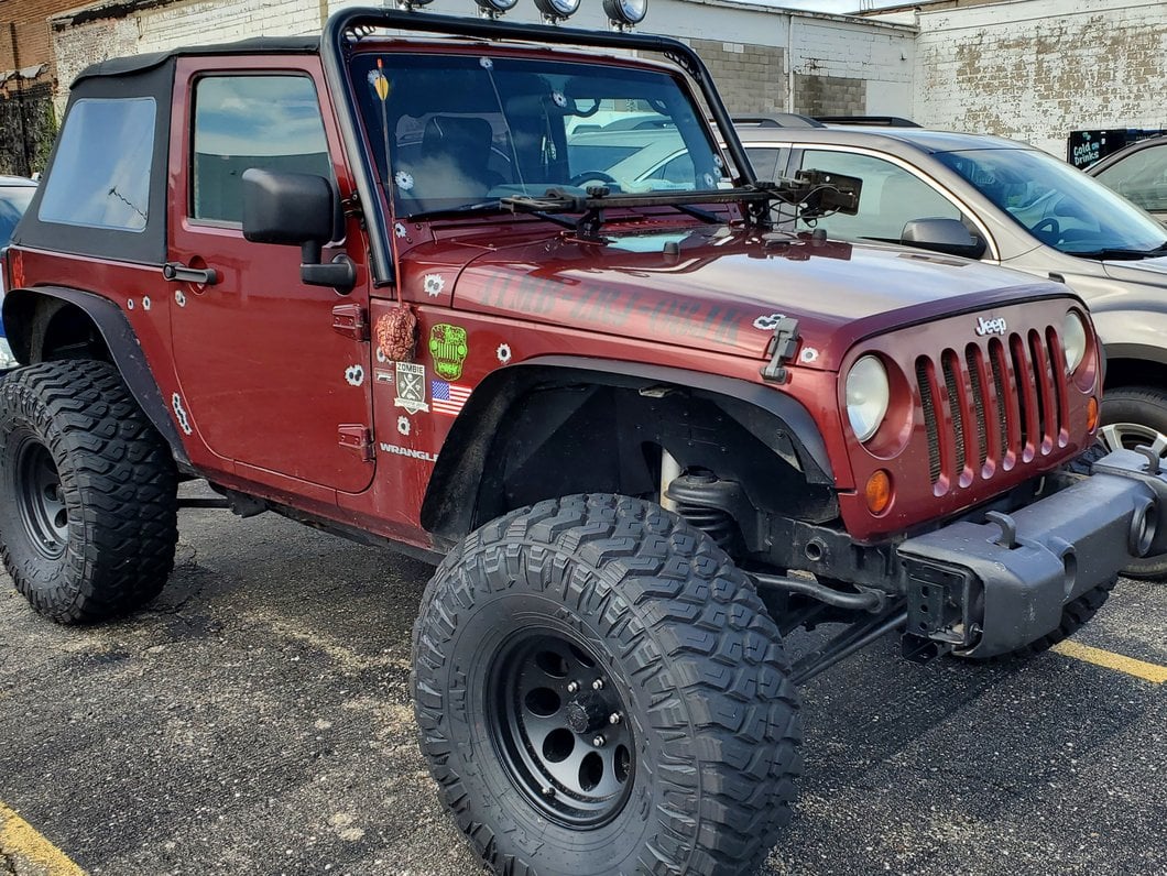 RedRock Light Bar; Gloss Black (07-18 Jeep Wrangler JK)