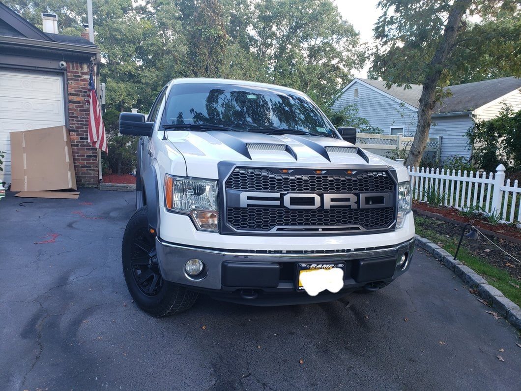 RedRock Dual Inlet Hood; Unpainted (09-14 F-150, Excluding Raptor)