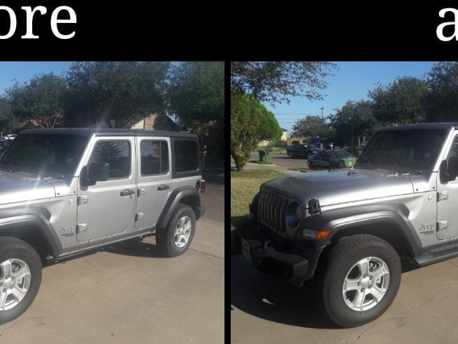 RedRock Molded ABS OE Style Side Step Bars (18-25 Jeep Wrangler JL 4-Door)