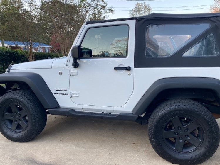 RedRock Molded ABS OE Style Side Step Bars (07-18 Jeep