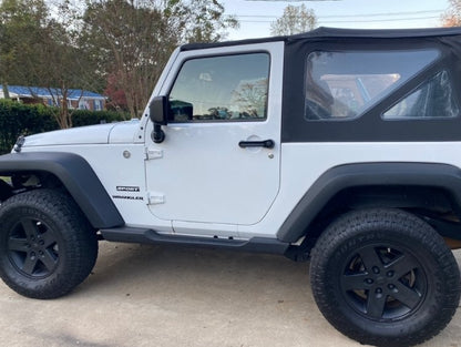 RedRock Molded ABS OE Style Side Step Bars (07-18 Jeep Wrangler JK 2-Door)