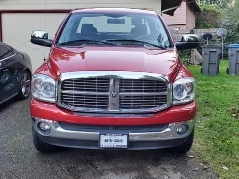 RedRock Replacement Insert for Factory Grille Housing; Chrome (06-08 RAM 1500)