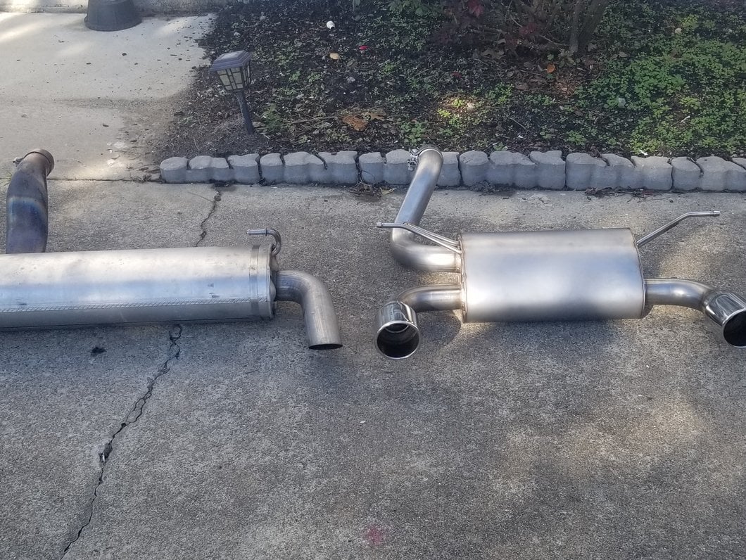 RedRock Axle-Back Exhaust with Polished Tips (18-25 2.0L or 3.6L Jeep Wrangler JL)