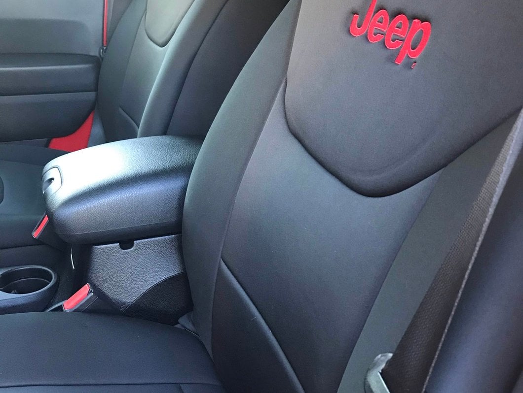 RedRock Custom Fit Front and Rear Seat Covers; Black (13-18 Jeep Wrangler JK 4-Door)