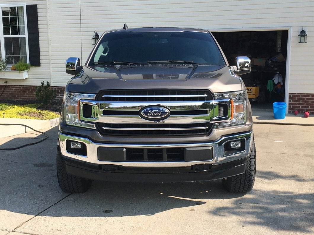 RedRock Skull Cap Replacement Mirror Covers; Chrome (15-20 F-150 w/ Standard Mirrors)