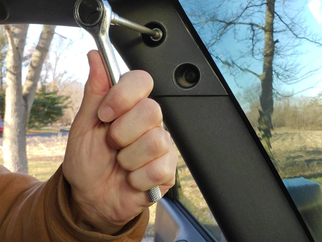 RedRock Steel Front Grab Handles (07-18 Jeep Wrangler JK)