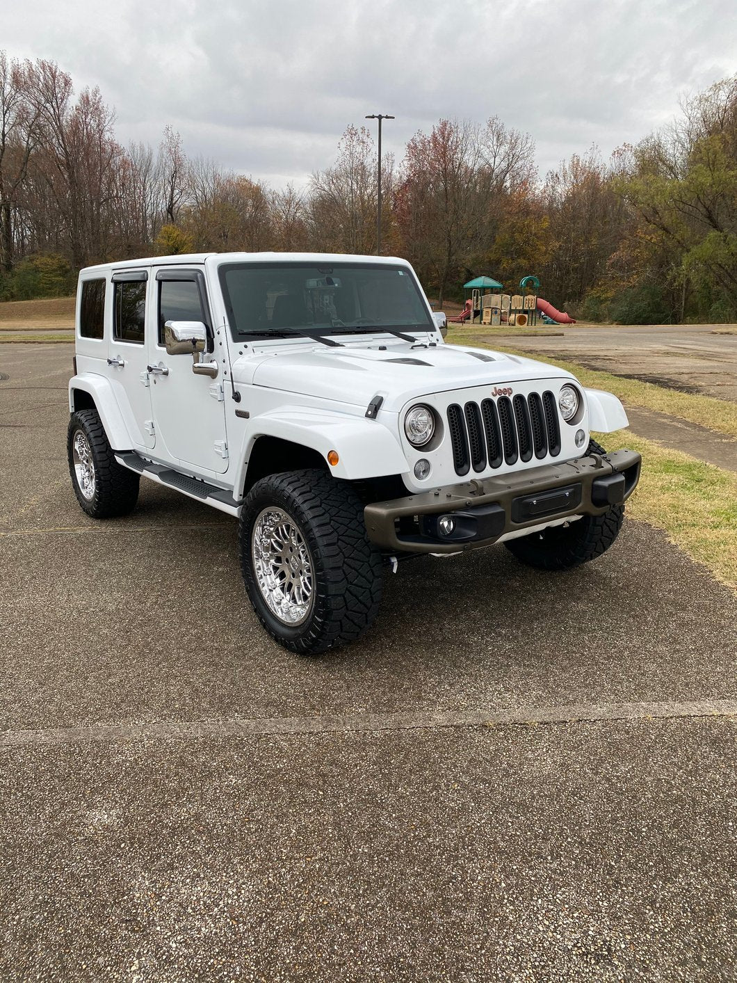 RedRock Molded ABS OE Style Side Step Bars (07-18 Jeep Wrangler JK 4-Door)