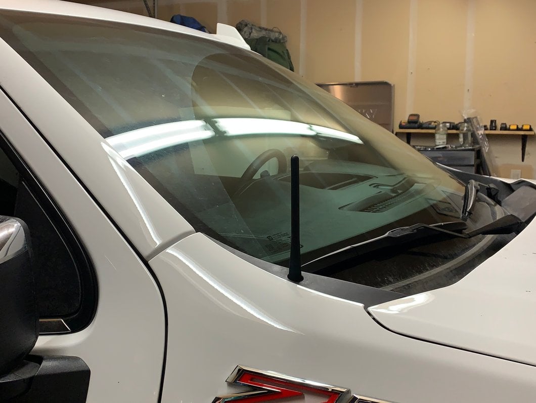 RedRock Off-Road Black Antenna; 6.50-Inch (99-18 Silverado 1500)
