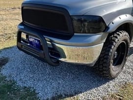 RedRock Mesh Upper Replacement Grille; Matte Black (09-12 RAM 1500)