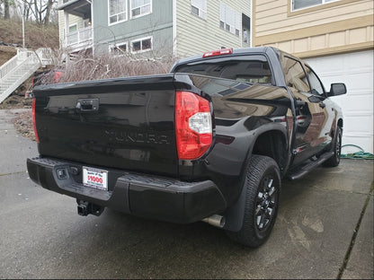 RedRock PNC Side Step Bars; Textured Black (07-21 Tundra CrewMax)