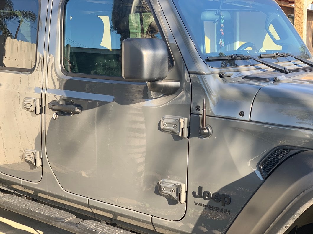 RedRock Billet Aluminum Bullet Style Antenna (18-23 Jeep Wrangler JL)