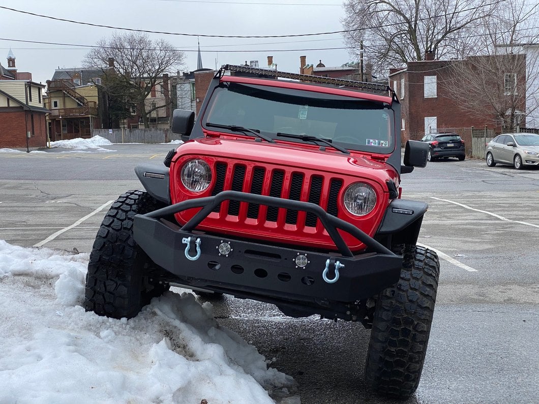 RedRock Approach Front Bumper with LED Lights (18-25 Jeep Wrangler JL)