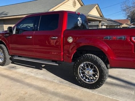 RedRock Fuel Door Cover; Chrome (15-20 F-150, Excluding Diesel)