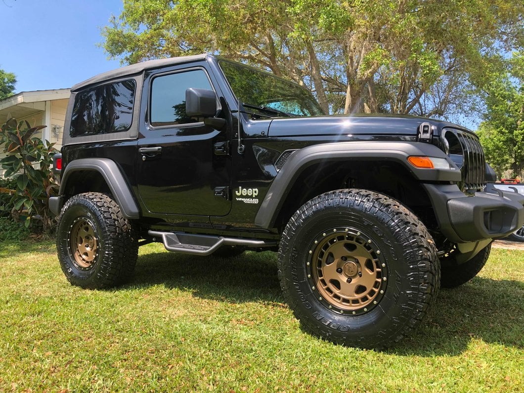 RedRock HD Drop Side Step Bars (18-25 Jeep Wrangler JL 2-Door)