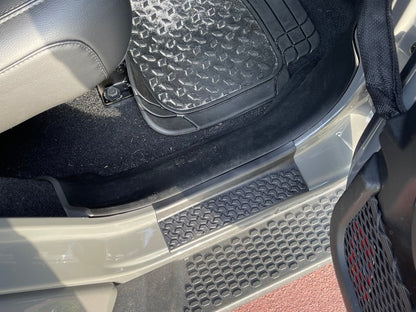 RedRock All-Weather Floor Mat Set with One-Piece Rear Mat; Black (Universal; Some Adaptation May Be Required)