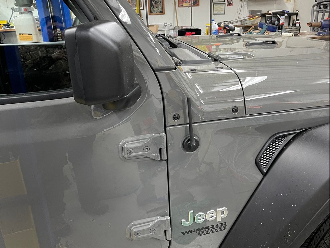 RedRock Off-Road Black Antenna; 6.50-Inch (Universal; Some Adaptation May Be Required)