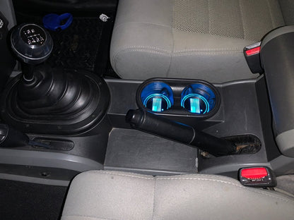 RedRock Alterum Series Color Changing LED Cup Holder Lighting with American Flag Logo (07-25 Jeep Wrangler JK & JL)