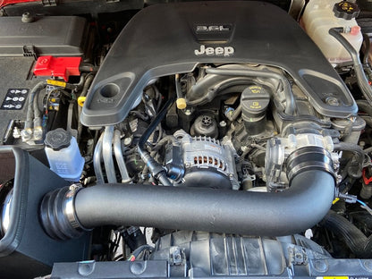 RedRock Cold Air Intake; Textured Black (20-25 3.6L Jeep Gladiator JT)