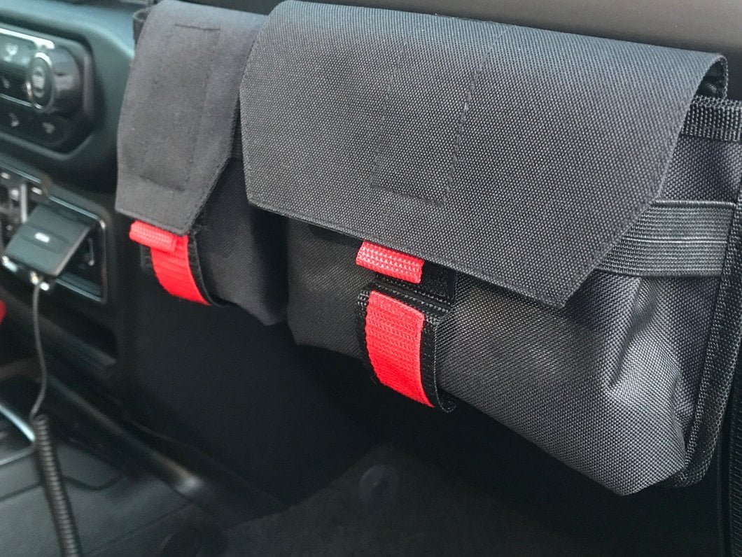 RedRock Alterum Series Grab Handle Storage Bag; Dual Pocket (07-25 Jeep Wrangler JK & JL)