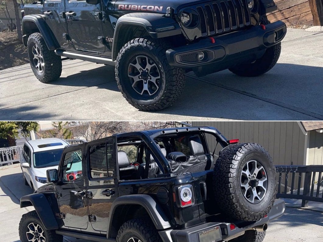 RedRock Axle-Back Exhaust with Polished Tips (18-25 2.0L or 3.6L Jeep Wrangler JL)