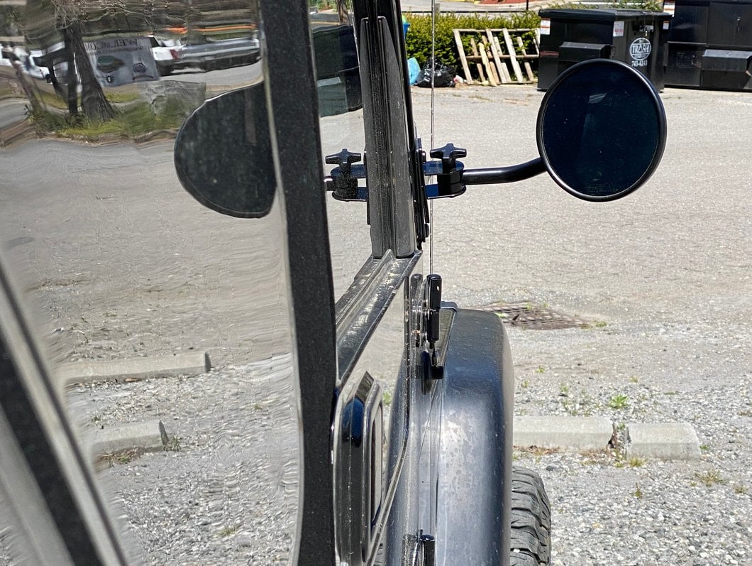 RedRock Mirror Relocation Brackets (97-06 Jeep Wrangler TJ)