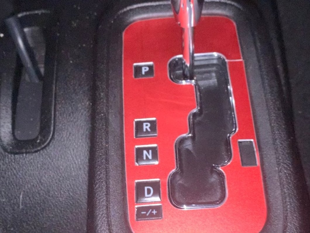 RedRock Alterum Series Console Shifter Trim Bezel; Red (11-18 Jeep Wrangler JK)