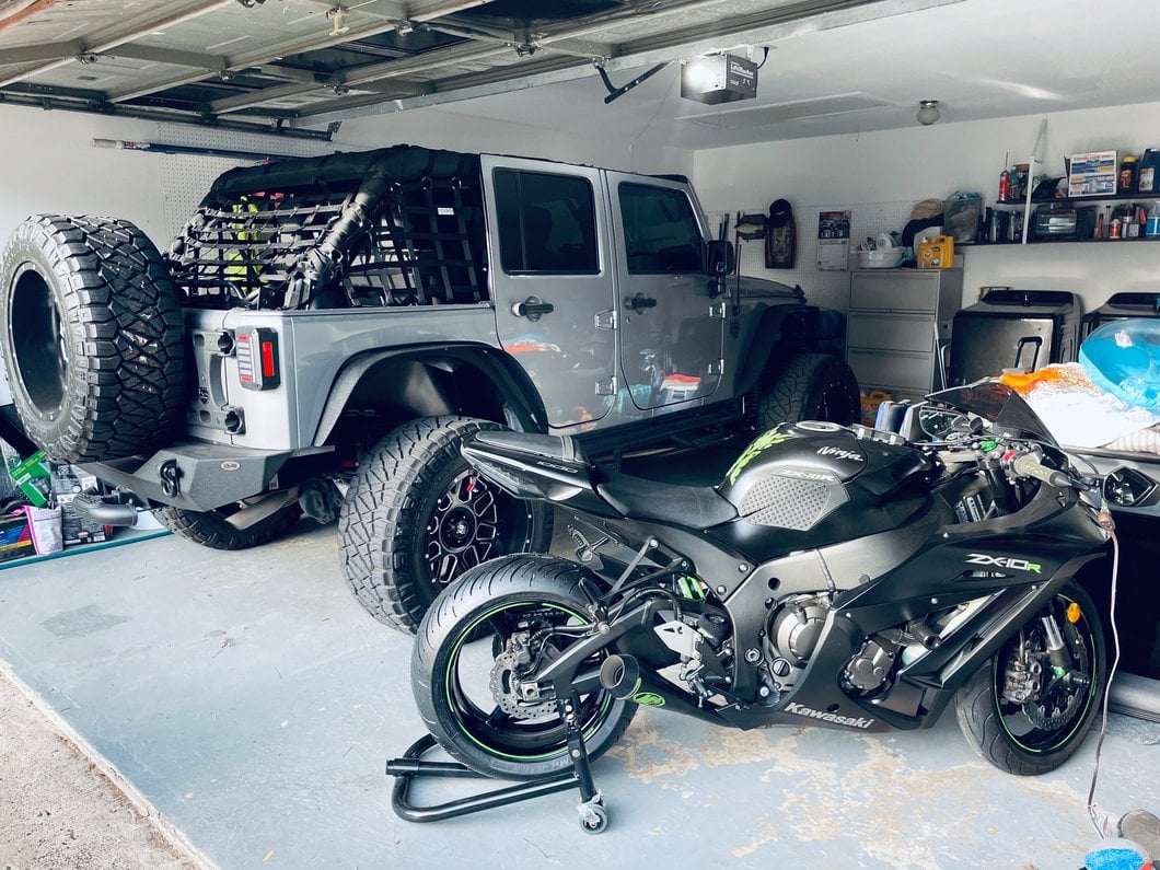 RedRock Cargo Wrap Around Net; Three Piece (07-18 Jeep Wrangler JK 4-Door)