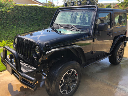 RedRock Light Bar; Gloss Black (07-18 Jeep Wrangler JK)