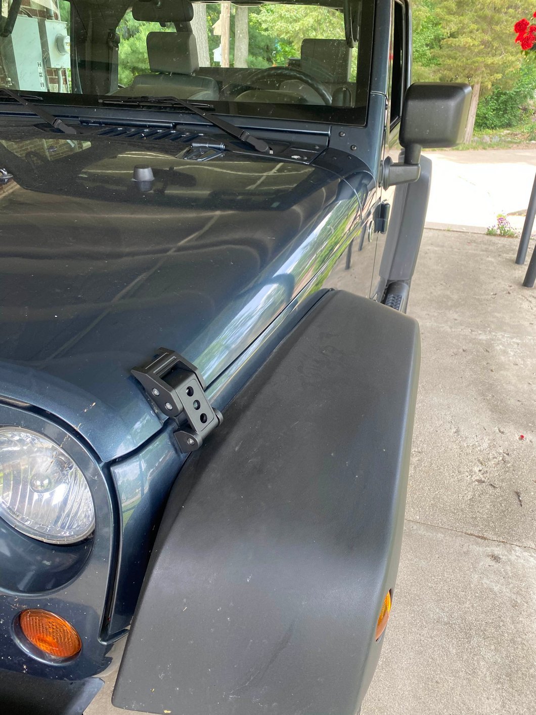 RedRock Billet Hood Catch Kit (07-18 Jeep Wrangler JK)