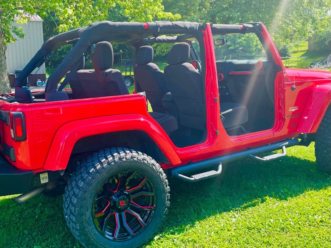 RedRock Interior Trim Kit; Red (11-18 Jeep Wrangler JK)