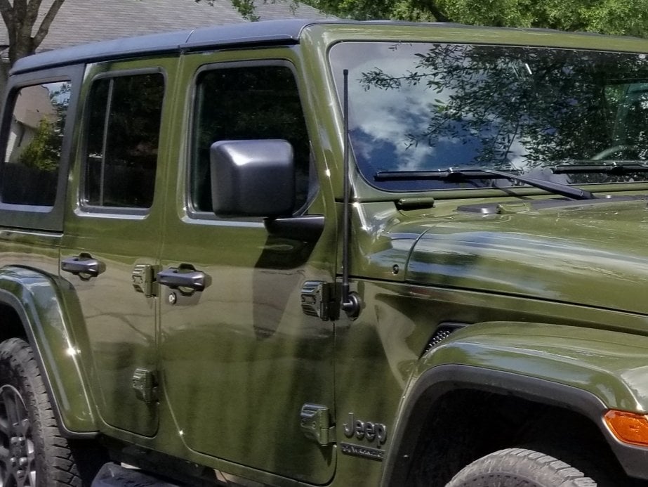 RedRock Trail Antenna; 21-Inch (97-23 Jeep Wrangler TJ, JK & JL)