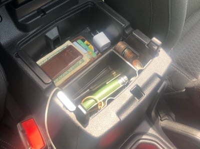 RedRock Alterum Series Center Console Storage Organizer Tray (18-25 Jeep Wrangler JL)