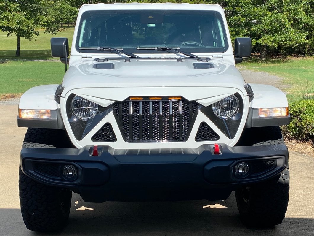RedRock Predator Grille with Amber LED (18-25 Jeep Wrangler JL w/o TrailCam)