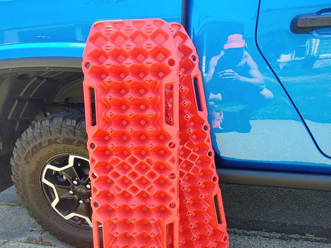 RedRock Recovery Traction Boards; Red