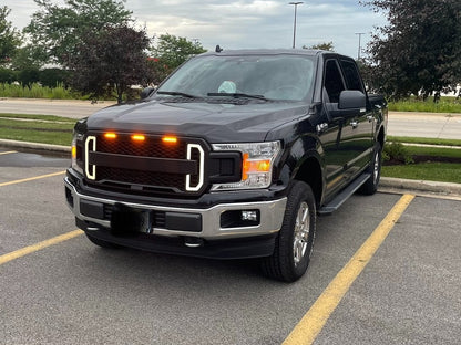 RedRock Baja Upper Replacement Grille with LED Lighting and DRL (18-20 F-150, Excluding Raptor)