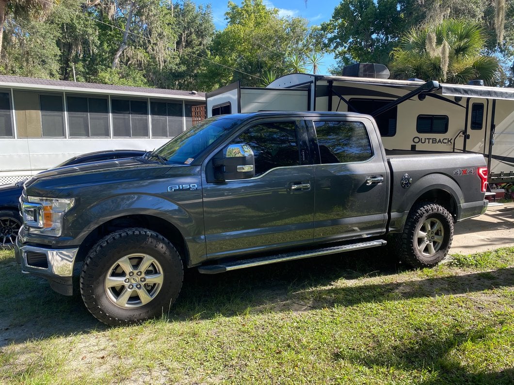 RedRock Fuel Door Cover; Chrome (15-20 F-150, Excluding Diesel)
