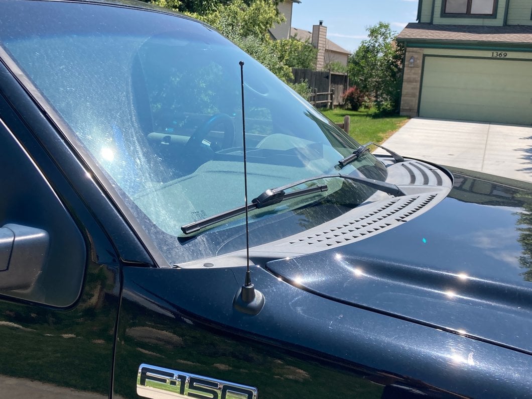 RedRock Fixed Black Antenna; 14-Inch (97-08 F-150)