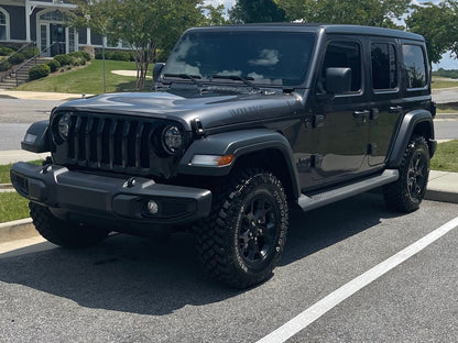RedRock Molded ABS OE Style Side Step Bars (18-25 Jeep Wrangler JL 4-Door)