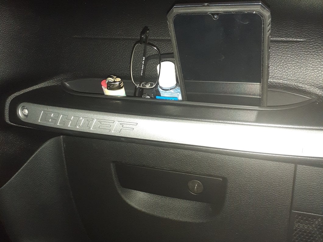 RedRock Passenger Grab Handle Storage Tray (11-18 Jeep Wrangler JK)